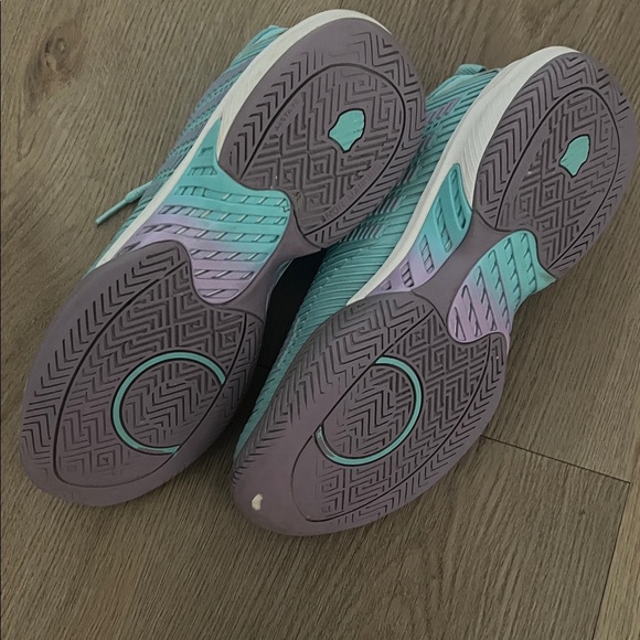 K-Swiss Women's Hypercourt Teal & Purple Athletic Sneakers - Picture 16 of 16